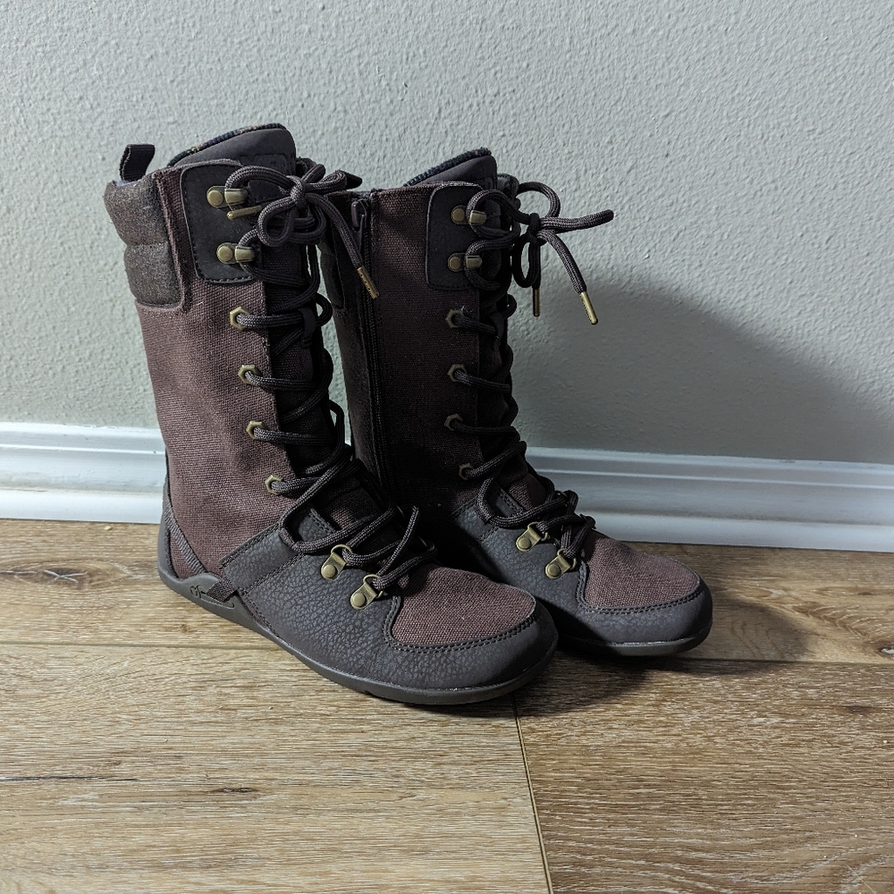 Xero Shoes Mika Barefoot Boot 7.5 Chocolate Plum